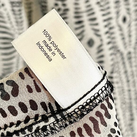 Lane Bryant Women's White Collared Long Sleeve Sheer Button-Up Shirt Size 19/20 - Picture 15 of 16